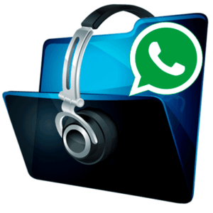 Иконка отправки музыки в WhatsApp