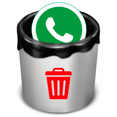 Удалить WhatsApp иконка