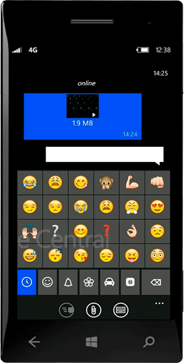 Смайлики в WhatsApp на Windows Phone