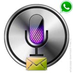 Отправить длинное голосовое сообщение в WhatsApp.